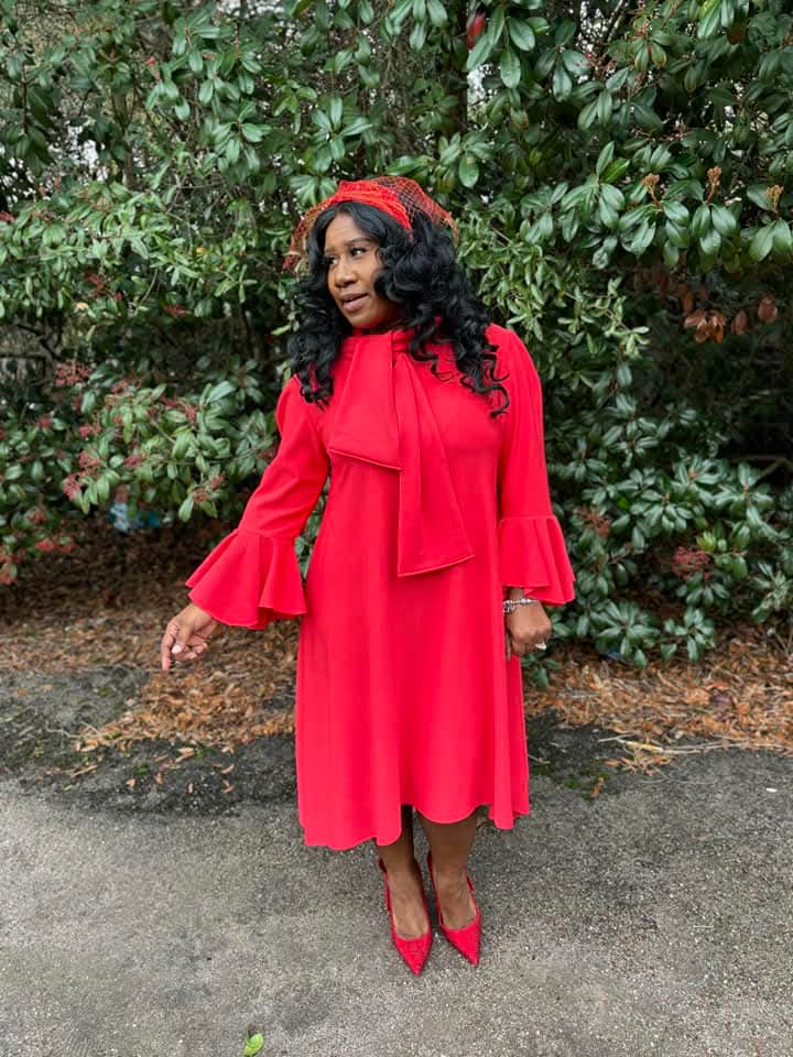 Blood red