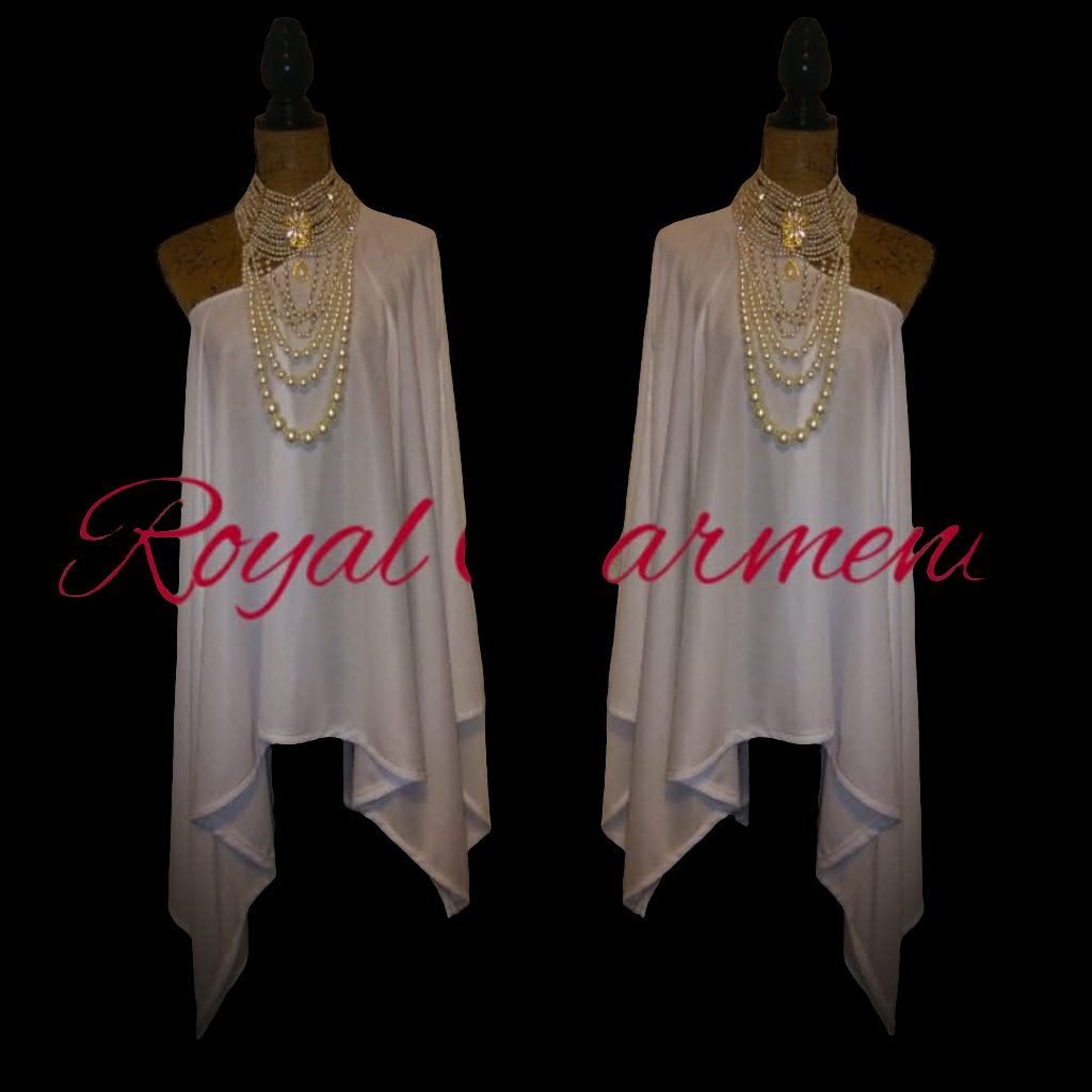 Satin pull over dress